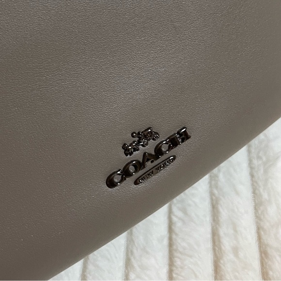 Coach Nomad | Leather Hobo Bag | Dark Fog + Black Accents - Picture 8 of 17